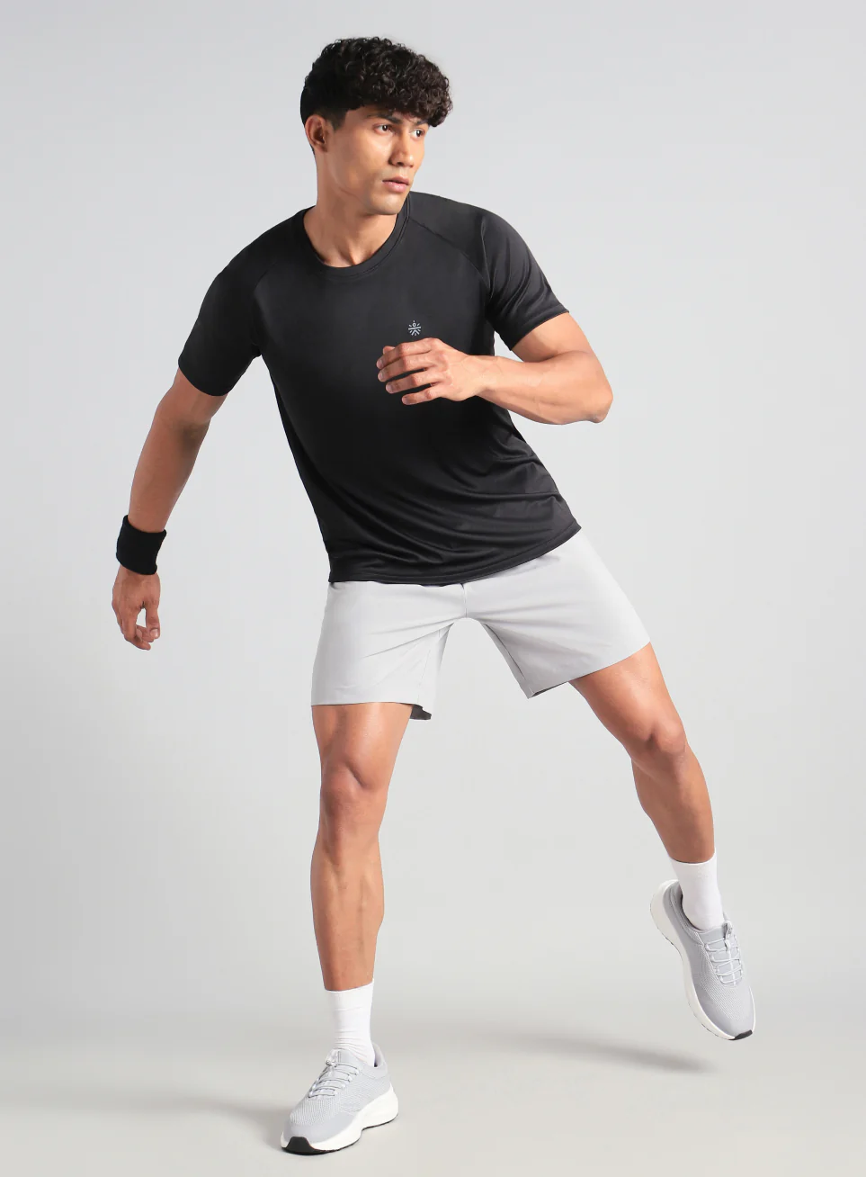 Men's Grey Swift Runner Shorts - Image 2