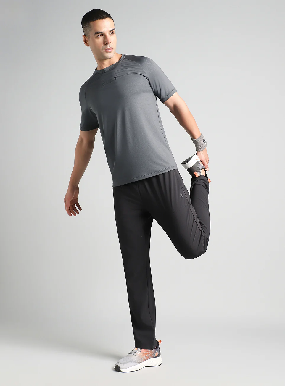 Men's Grey Ultra Man Training T-shirt - Image 2
