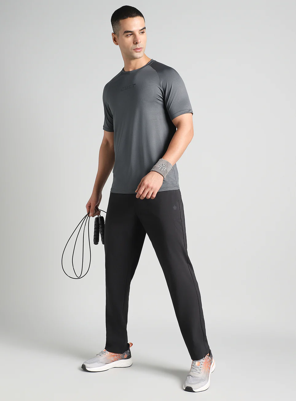 Men's Grey Ultra Man Training T-shirt - Image 3