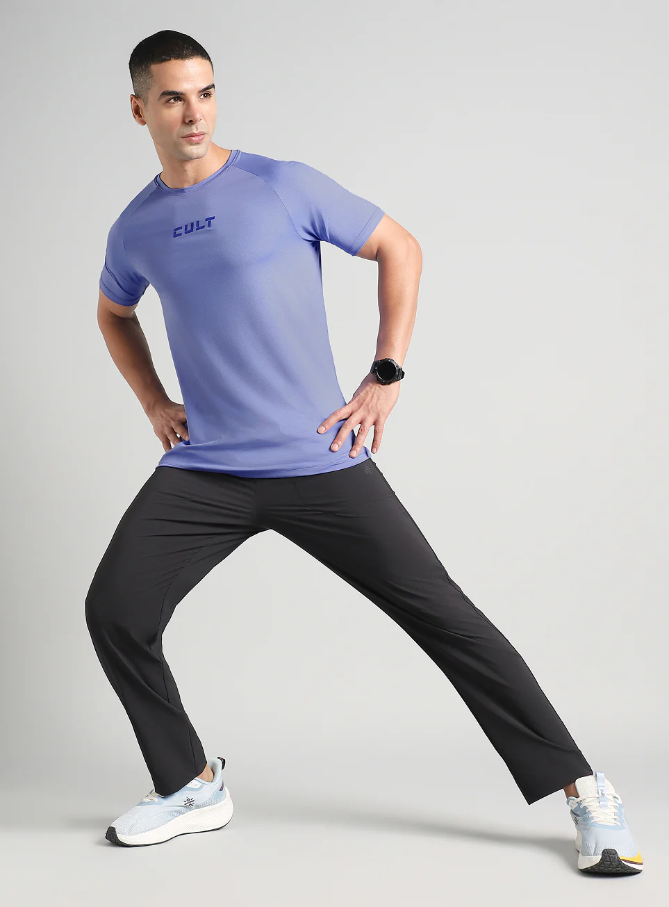 Men's Lavender Ultra Man Training T-shirt - Image 2