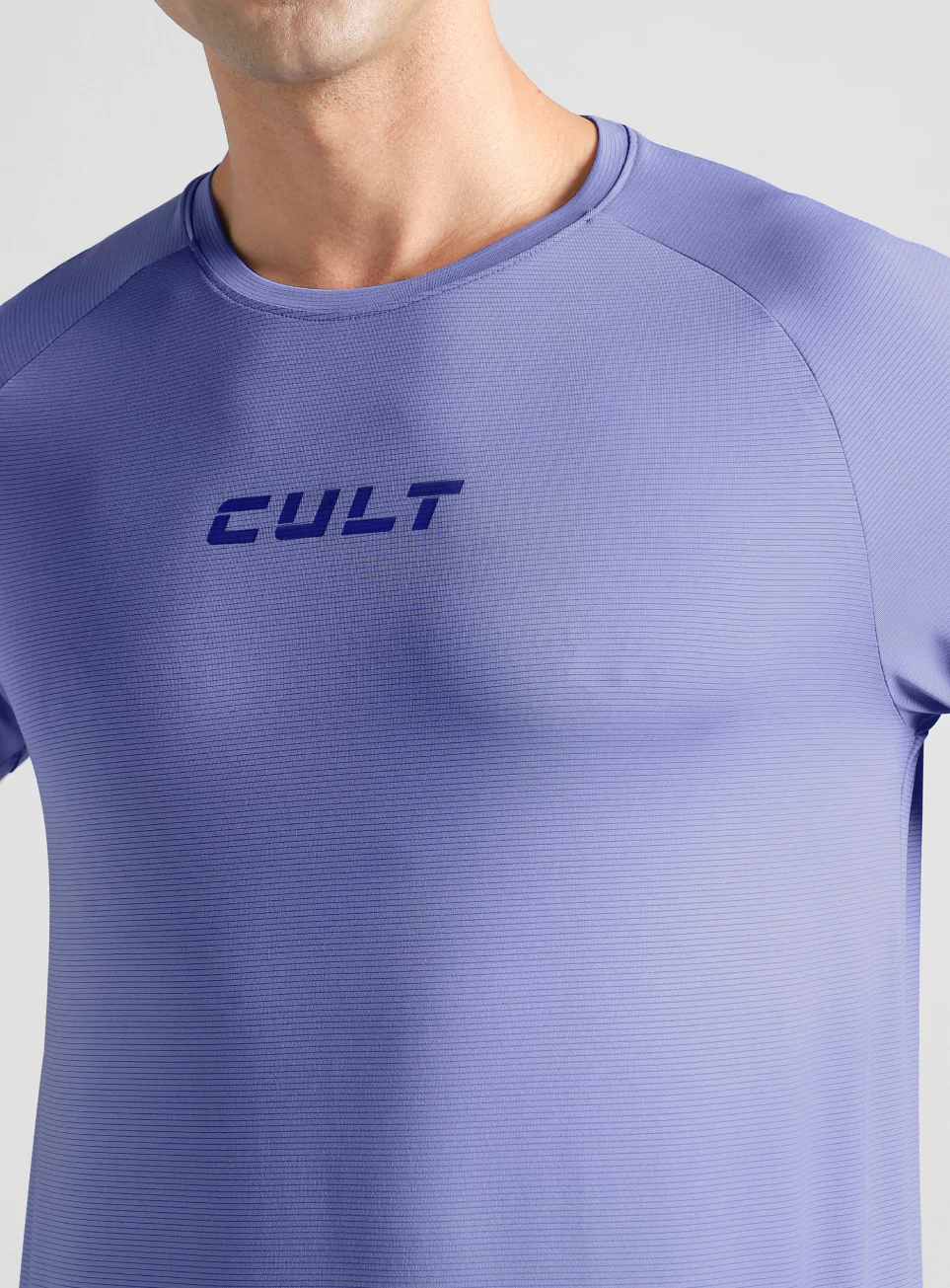 Men's Lavender Ultra Man Training T-shirt - Image 7