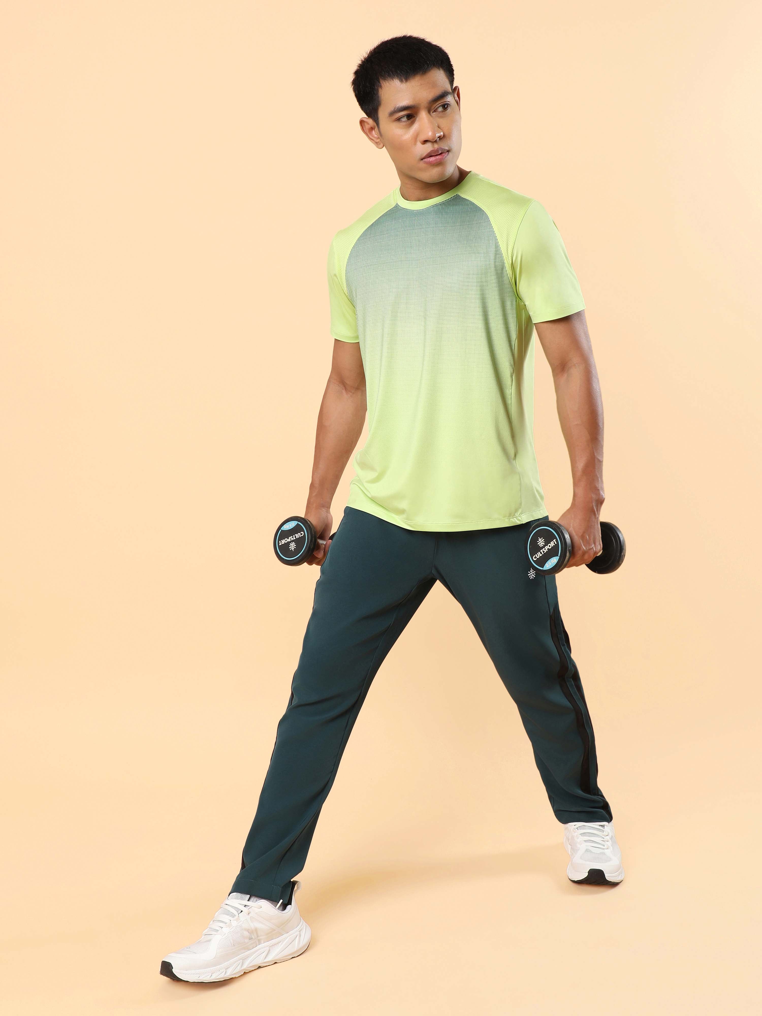 Men's Lime Max Play Workout T-shirt - Image 2