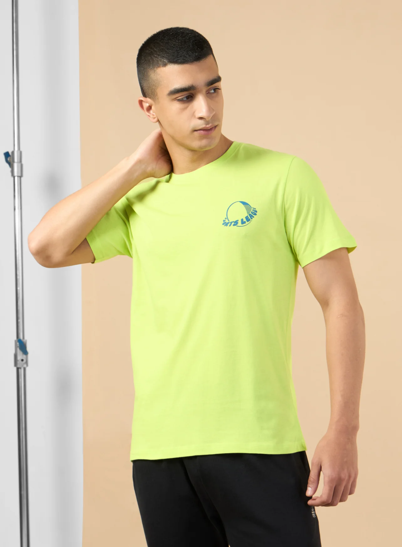 Men's Lime Sports League T-shirt - Image 2