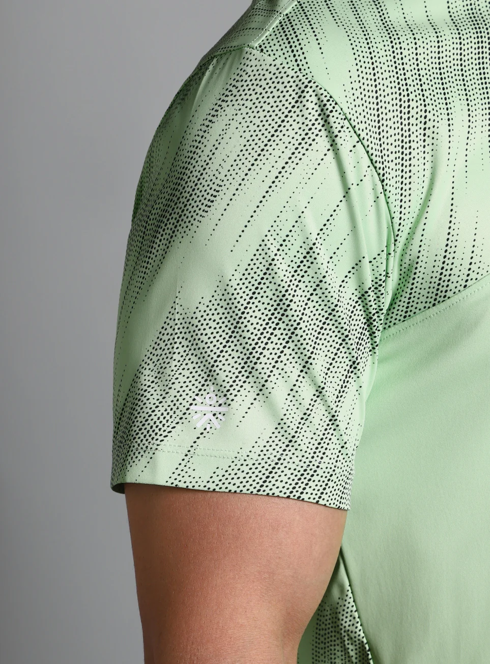 Men's Lime Urban Camo Run Pacer T-shirt - Image 8