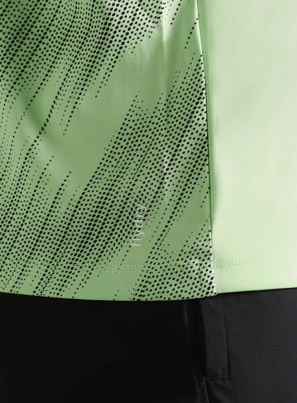 Men's Lime Urban Camo Run Pacer T-shirt - Image 9