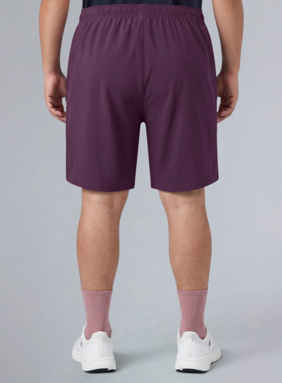 Men's Maroon Runner's Essential Plus Size Shorts - Image 6
