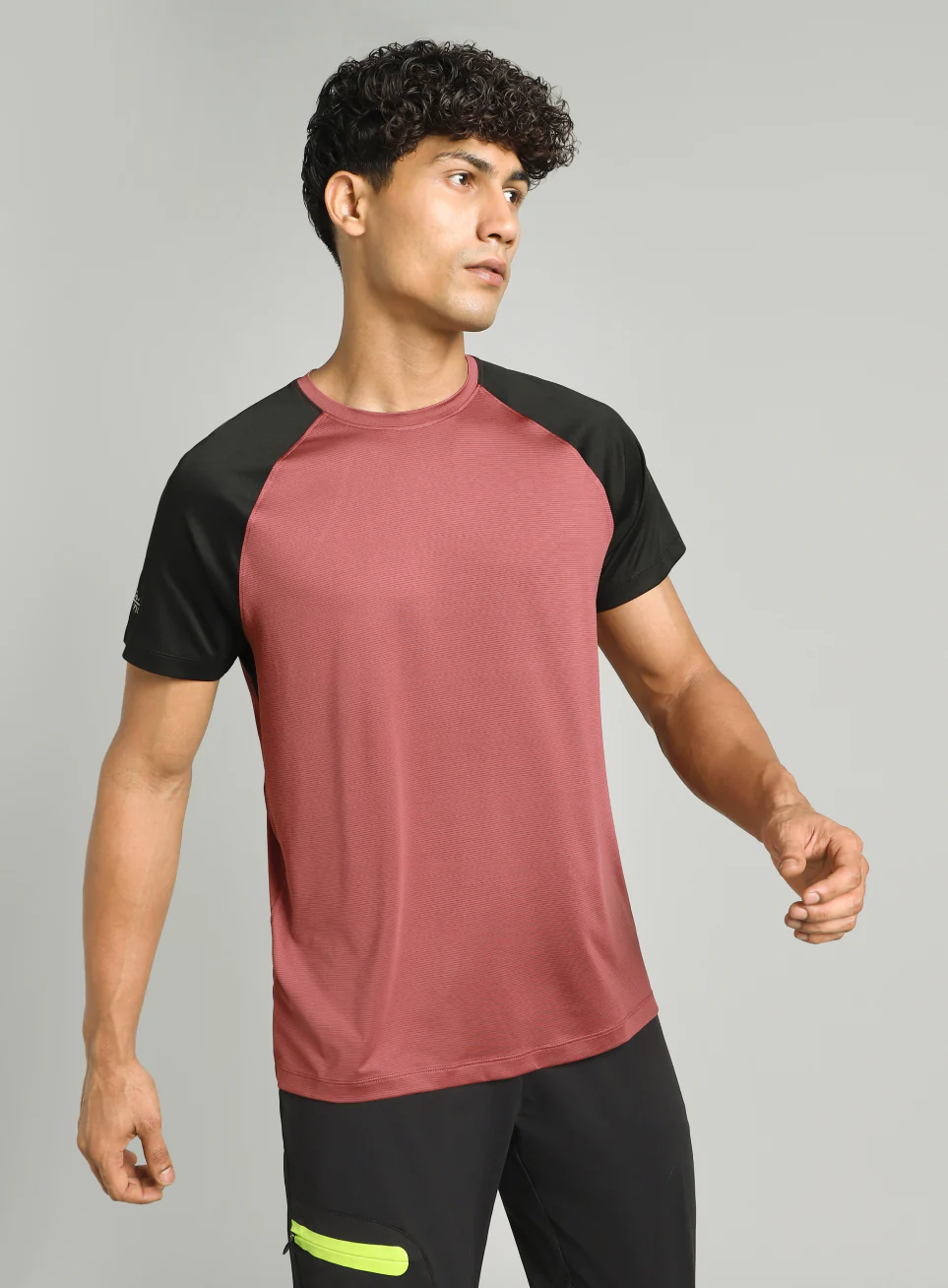 Men's Maroon Runner's Speed T-shirt