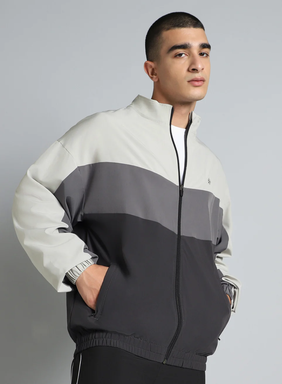 Men's Multicolor Training Relaxed Fit Layering Jacket