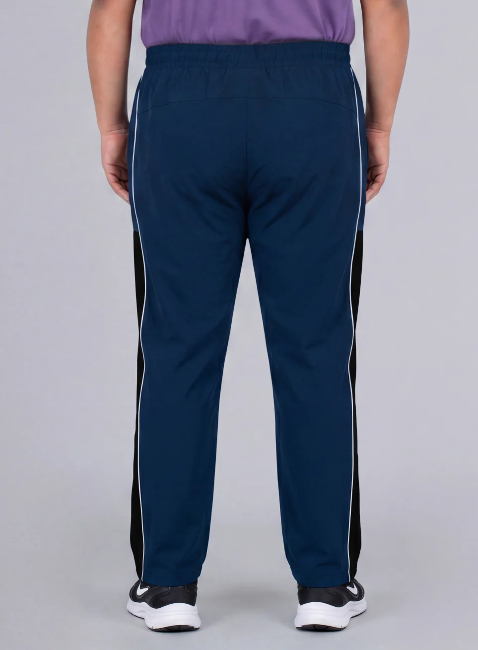 Men's Navy All Format Training Plus Size Trackpants - Image 6