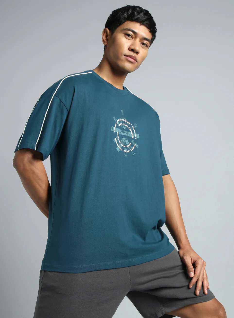Men's Navy Cult Brand Carrier T-shirt
