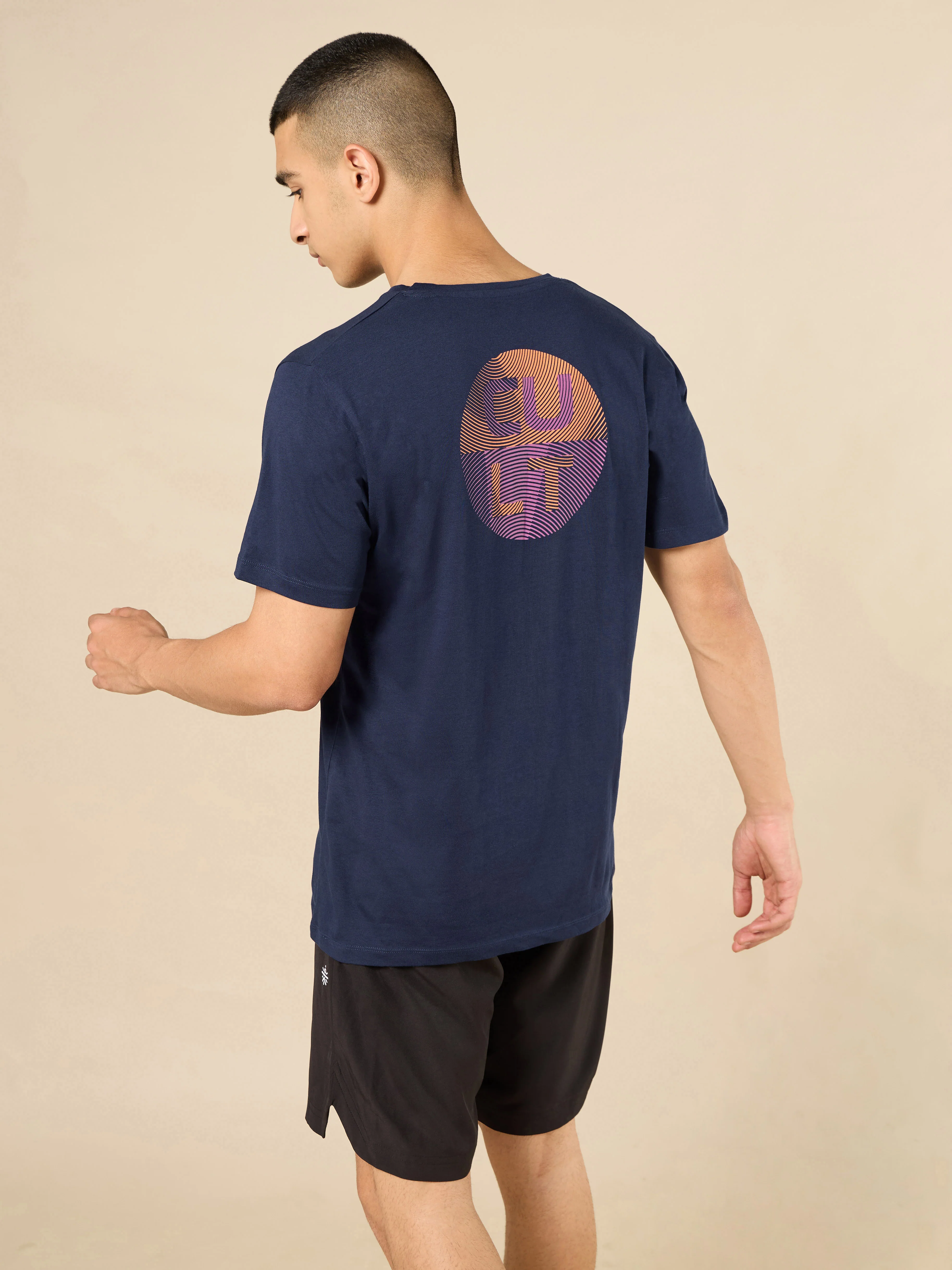 Men's Navy Cult Brand Carrier Training T-shirt