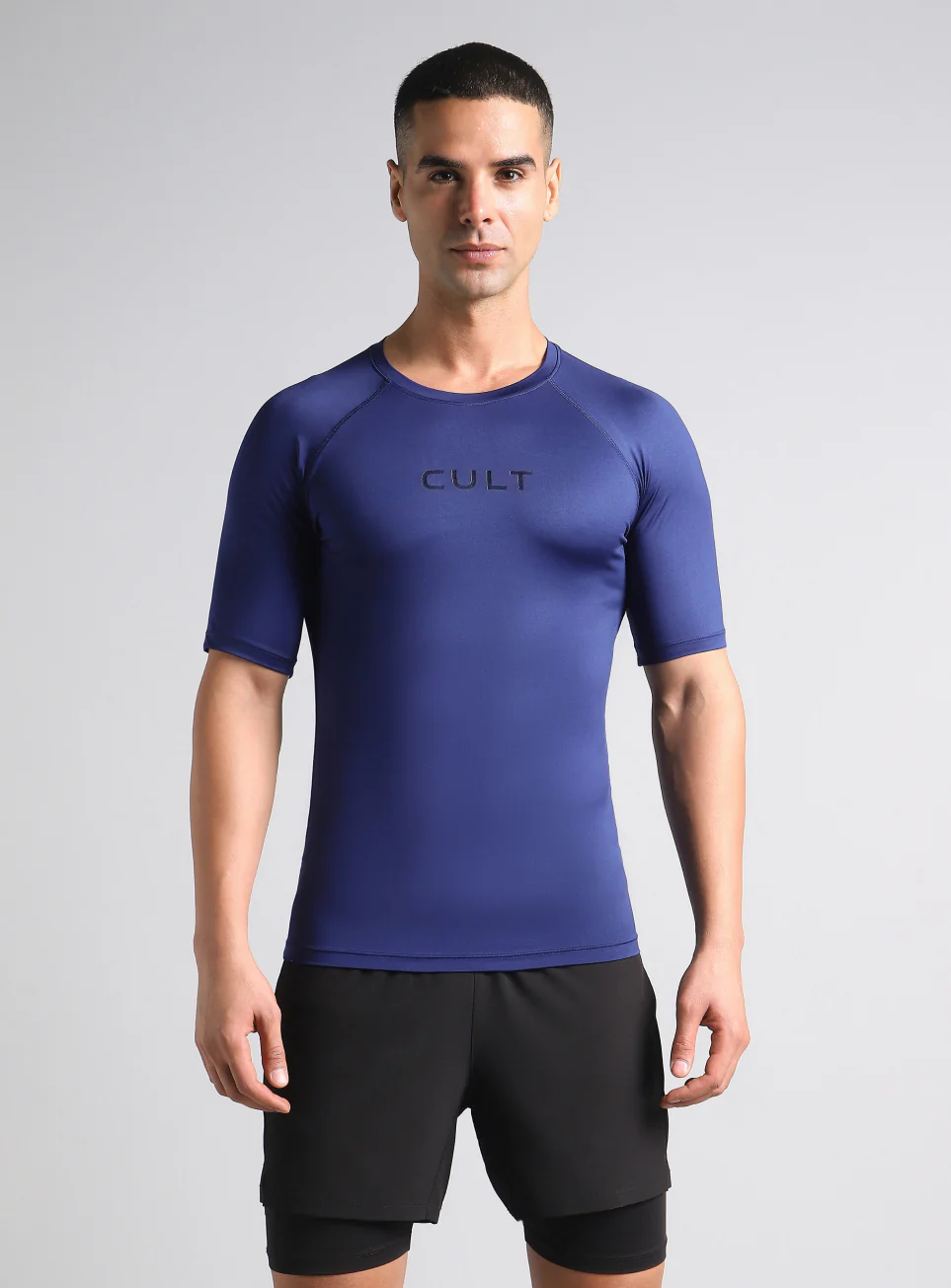 Men's Navy Power Compression T-shirt