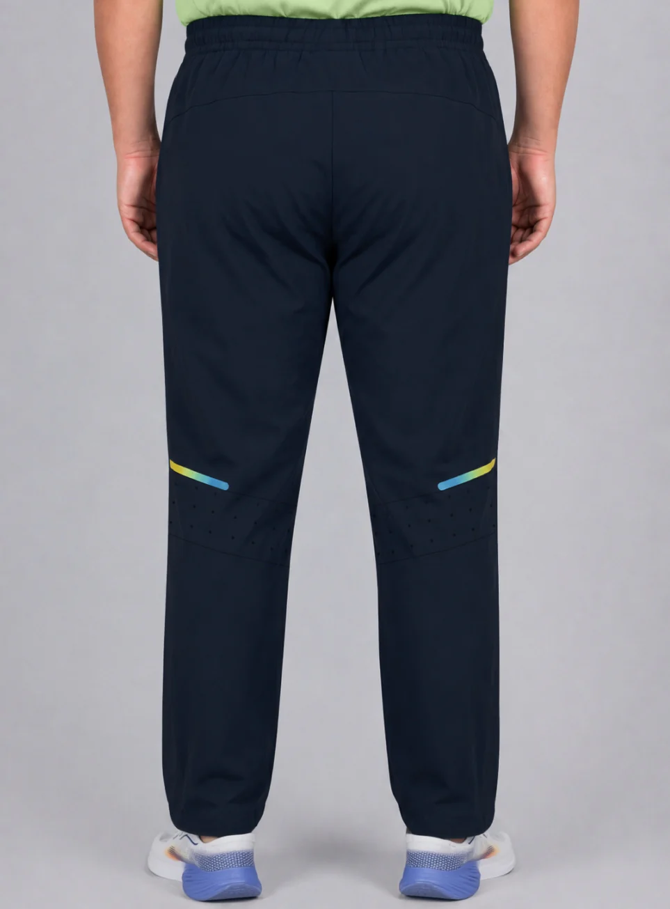 Men's Navy Train In Train Out Premium Plus Size Trackpants - Image 6