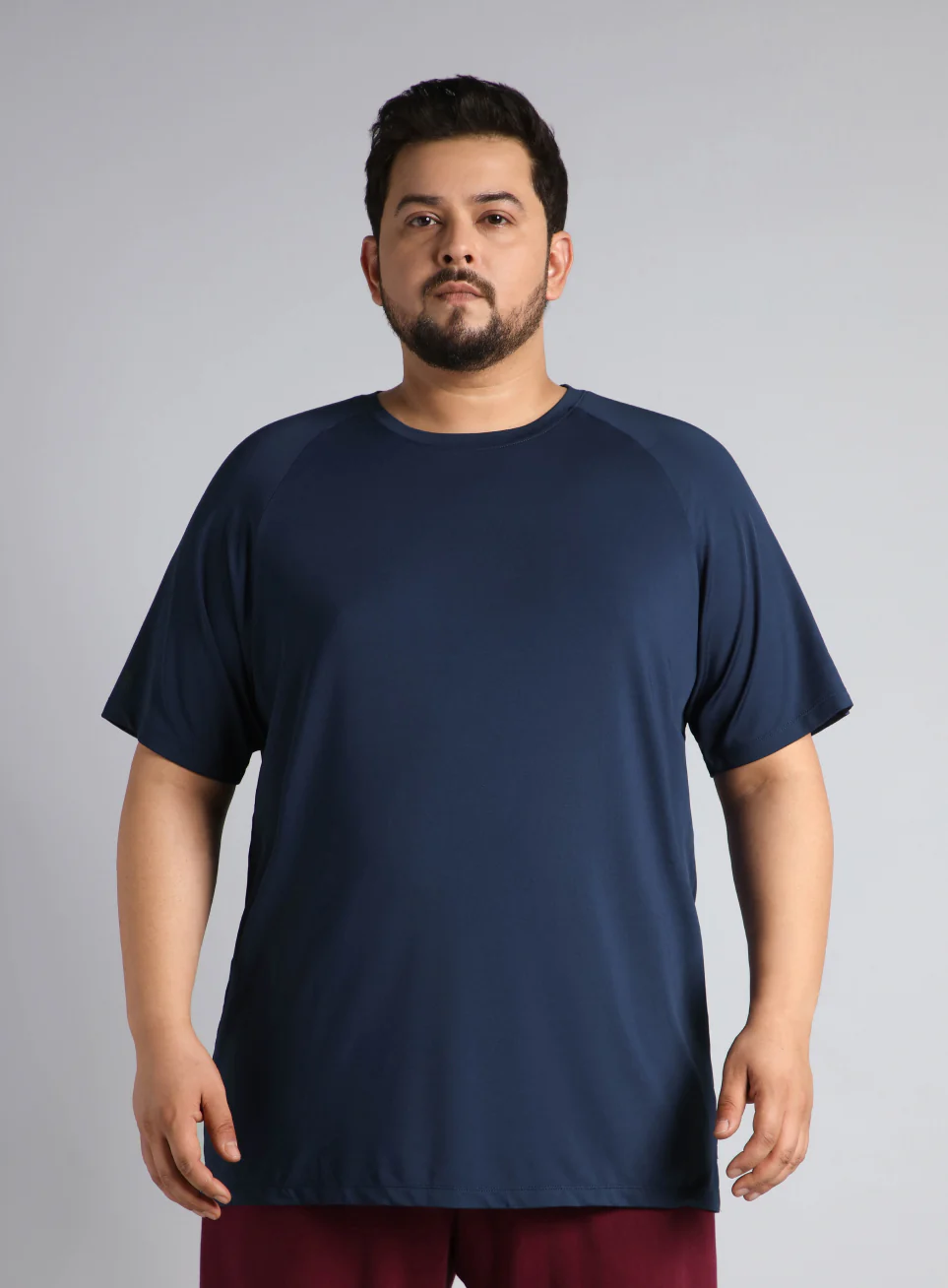 Men's Navy Ultimate Training Plus Size regular fit T-shirt