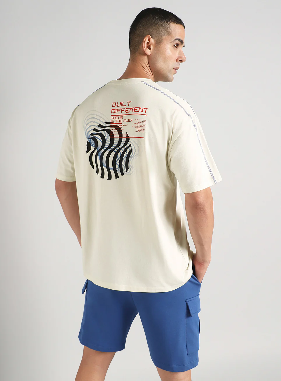 Men's Off White Built Different Oversized Fit T-shirt