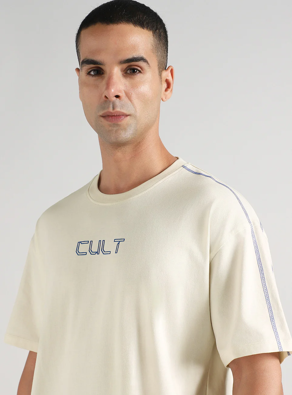 Men's Off White Built Different Oversized Fit T-shirt - Image 7