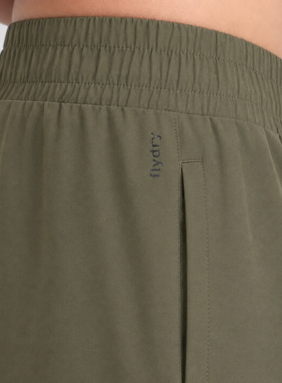 Men's Olive Power Pop Plus Size Straight Fit Trackpants - Image 9