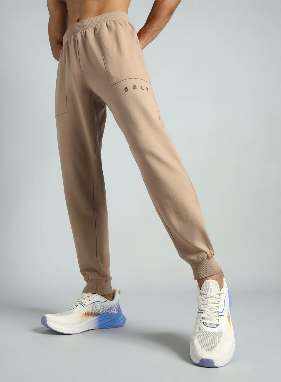 Men's Play On Tan Reverse Pocket Joggers