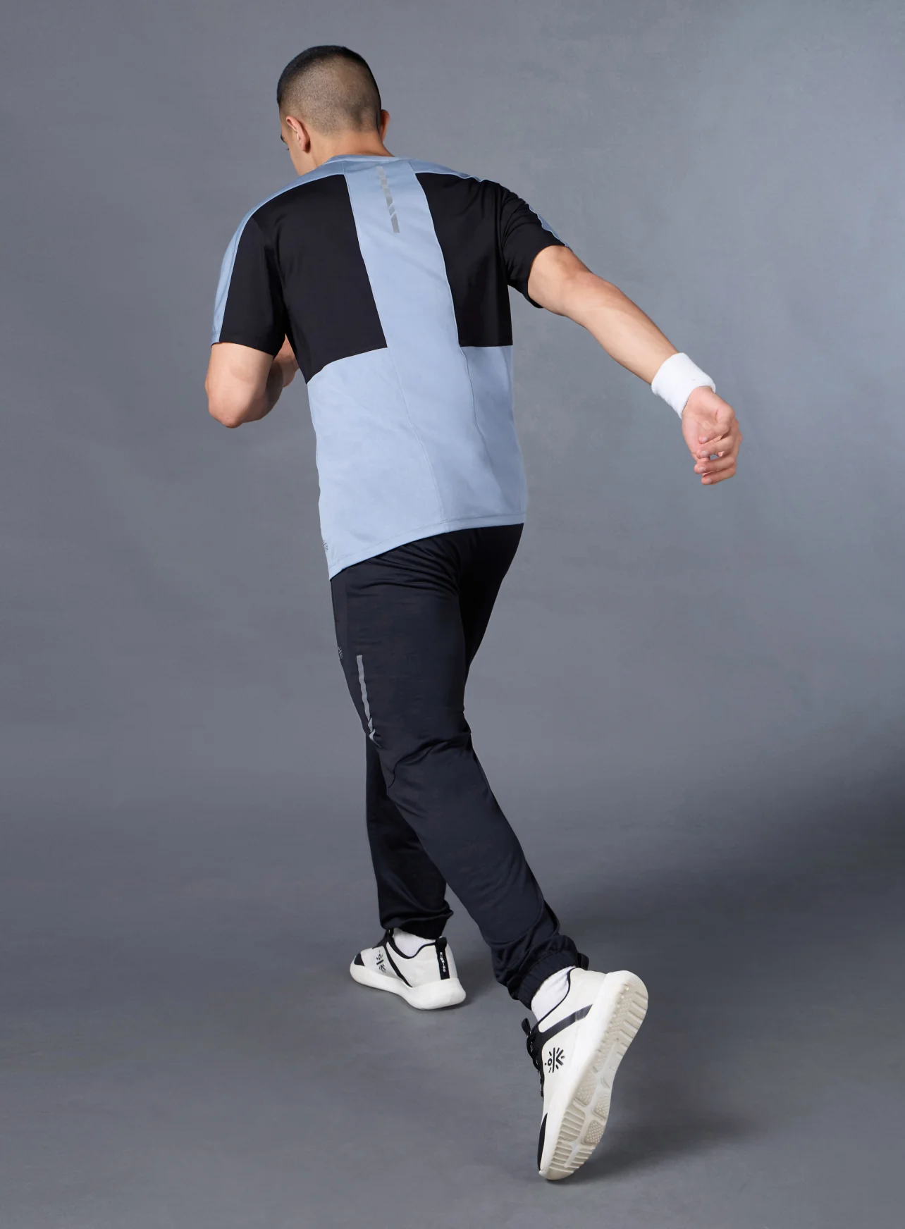 Men's Power Pack Blue Running T-shirt - Image 2