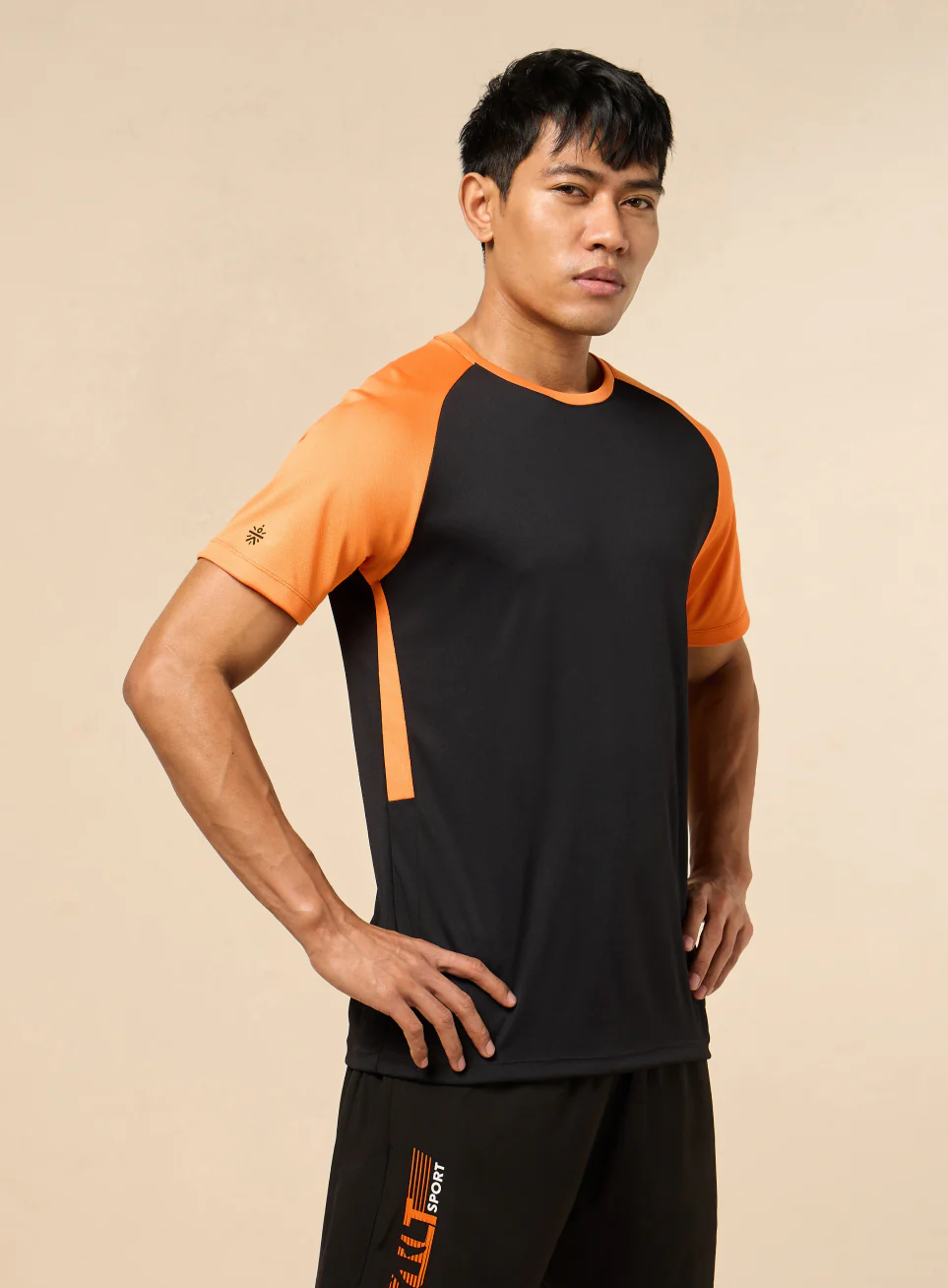Men's Power Up Black Training T-shirt - Image 2