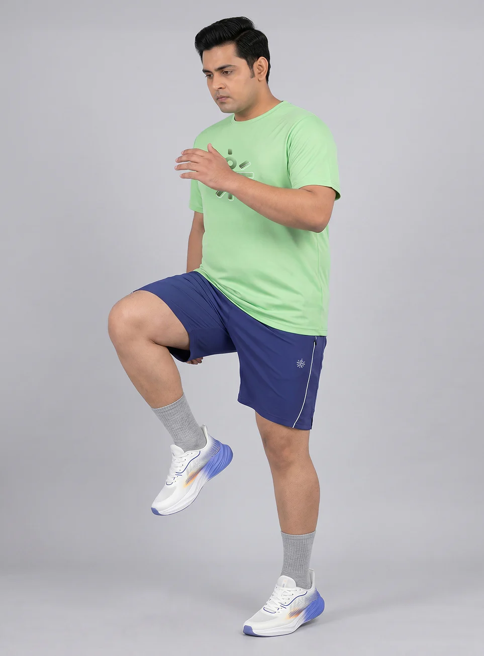 Men's Purple MotionEdge Plus size Shorts - Image 2