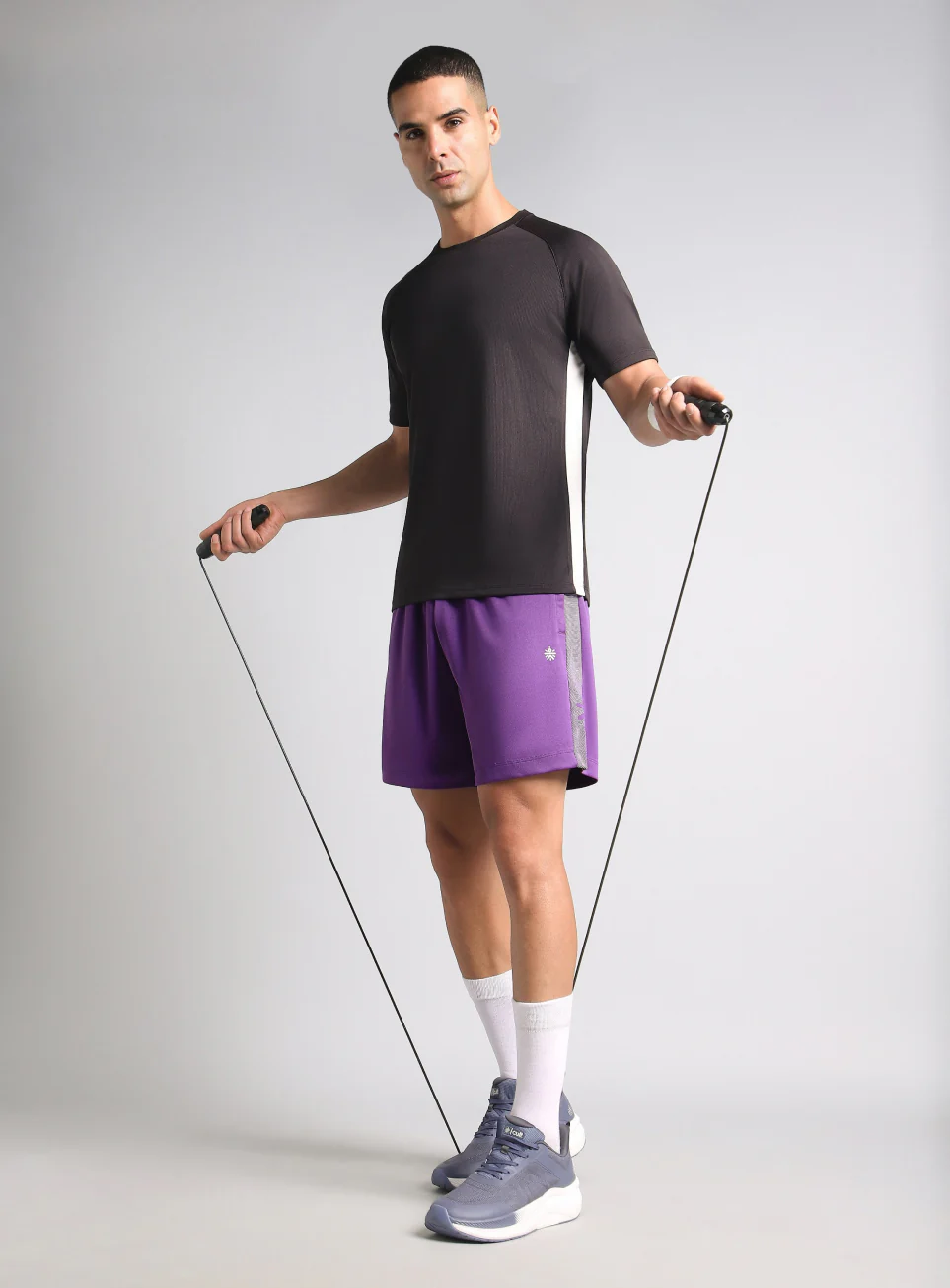 Men's Purple Power Move Training Shorts - Image 3