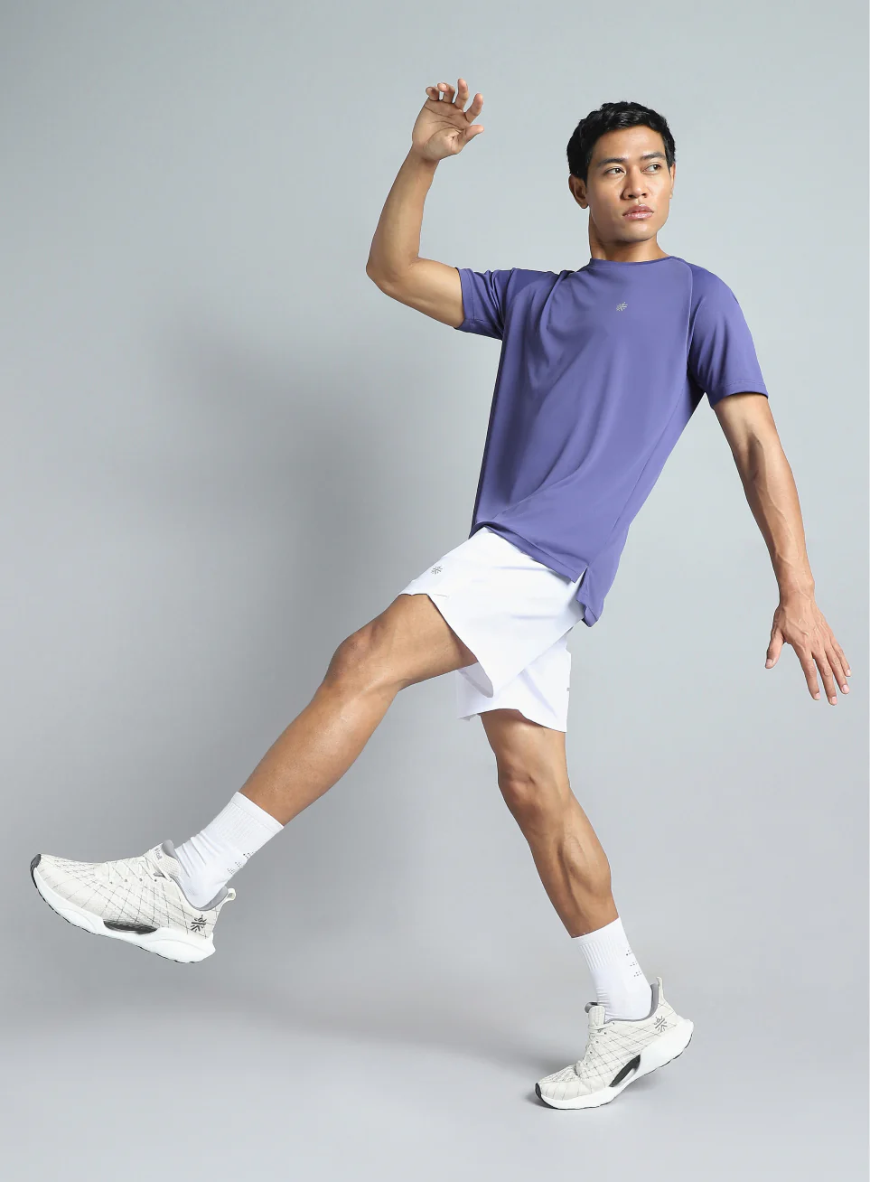 Men's Purple Running Club Graphic T-shirt - Image 2