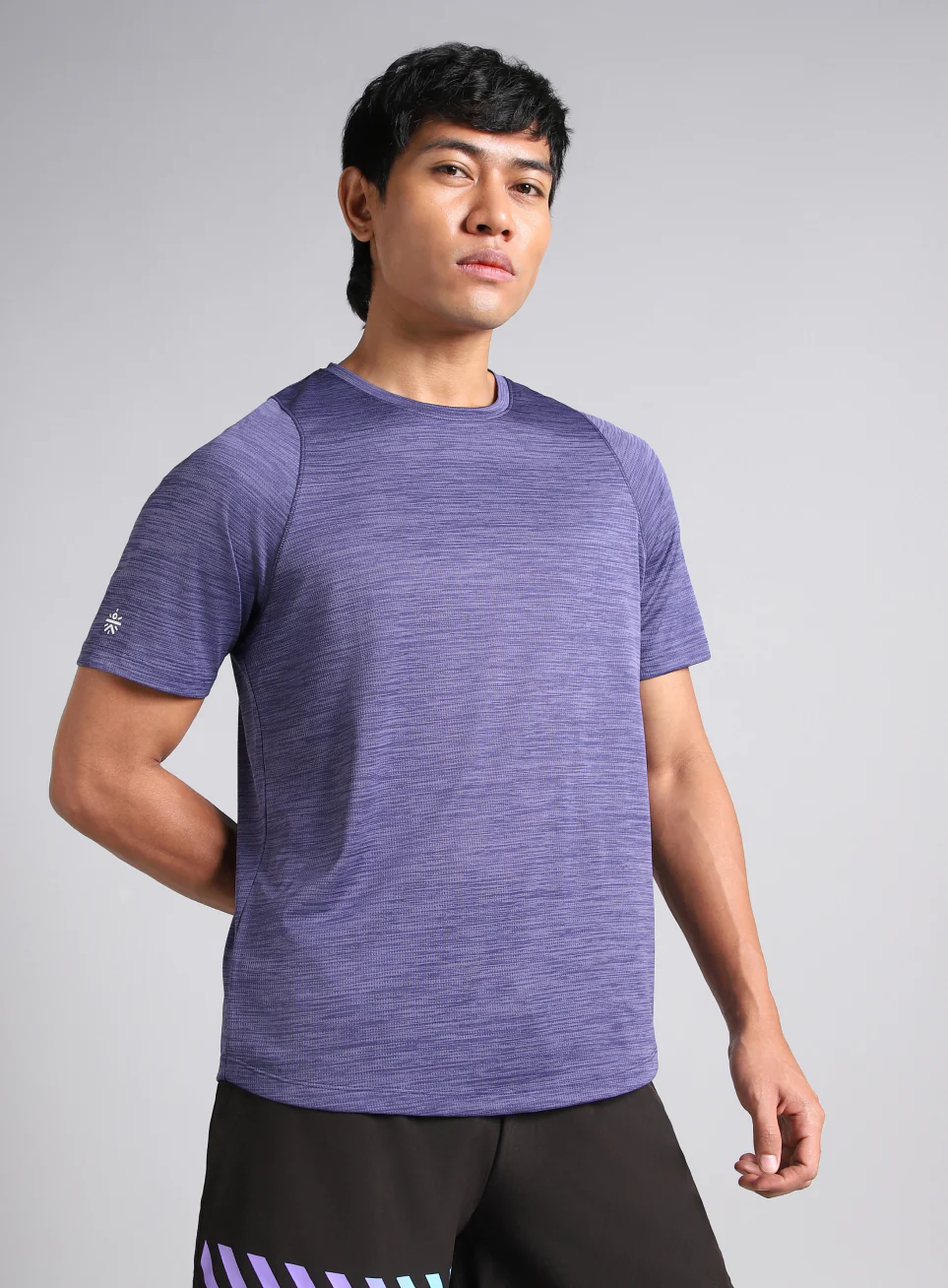 Men's Purple Training Elevate Sculpt T-shirt