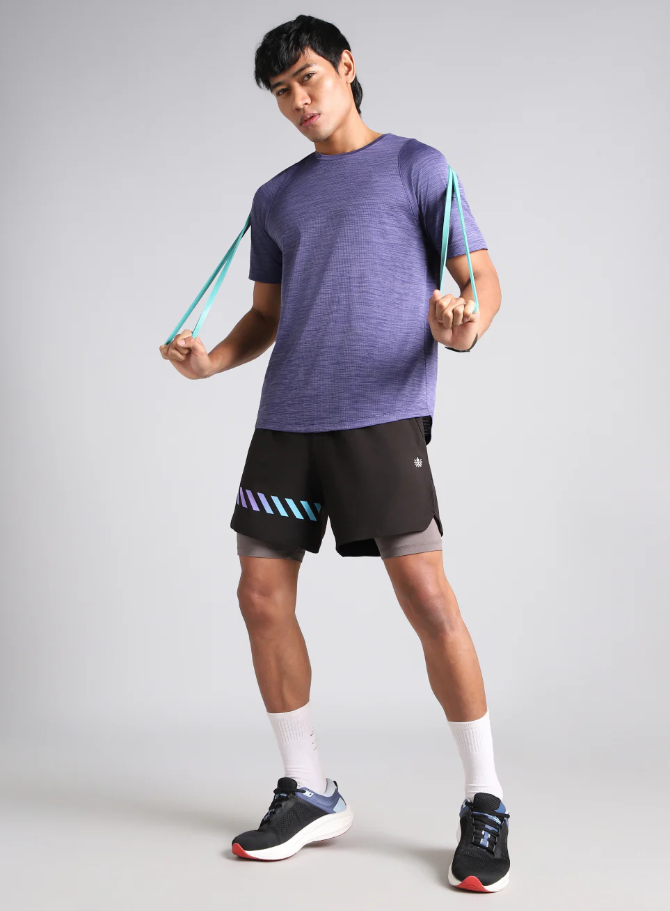 Men's Purple Training Elevate Sculpt T-shirt - Image 2