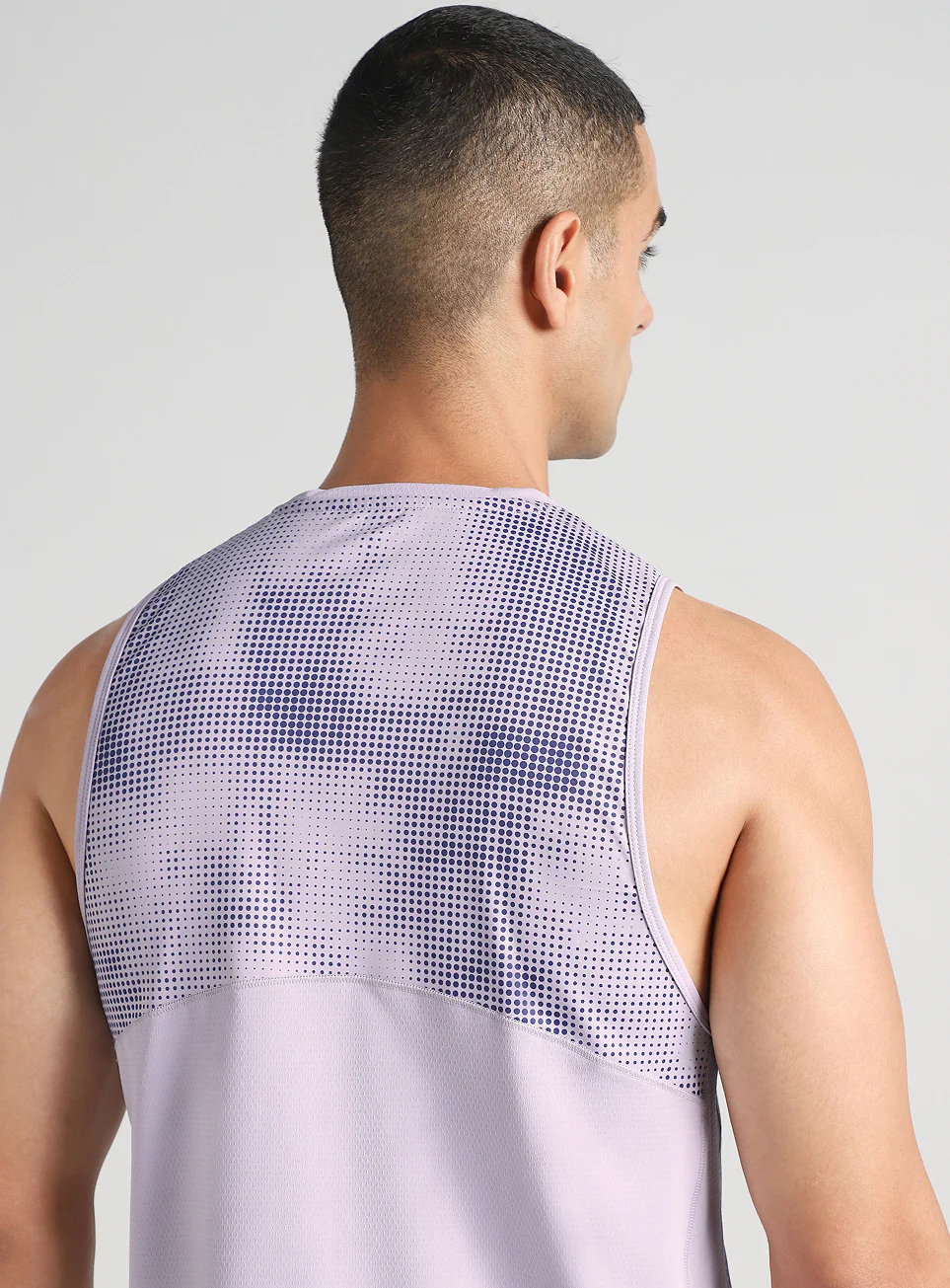 Men's Purple Training Muscle Tank - Image 8