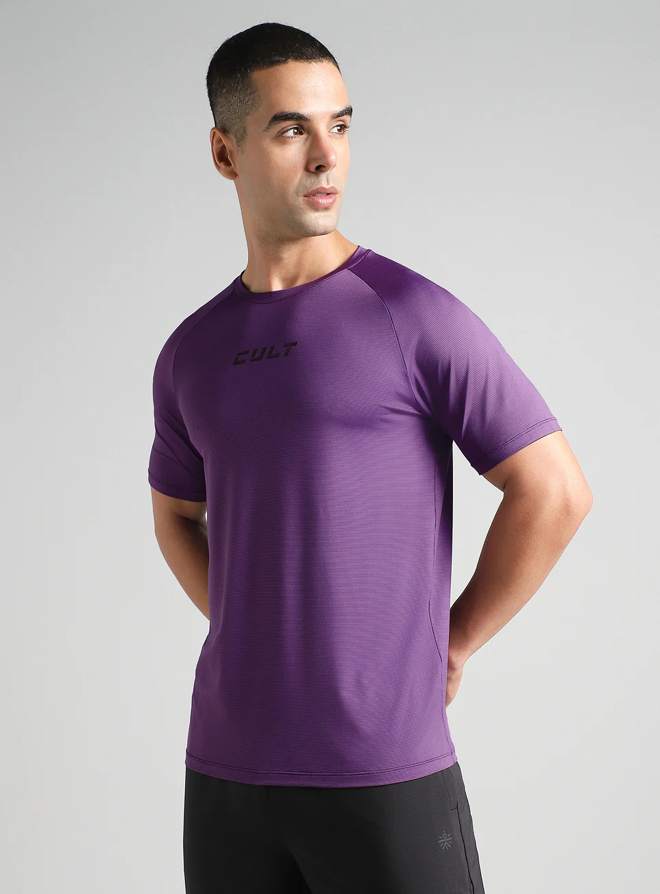 Men's Purple Ultra Man Training T-shirt