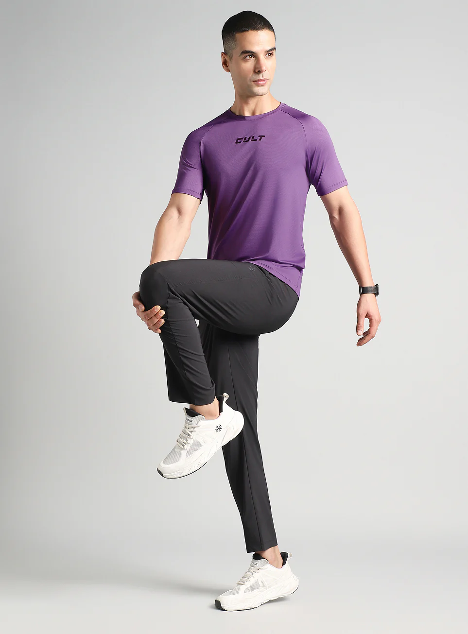 Men's Purple Ultra Man Training T-shirt - Image 2