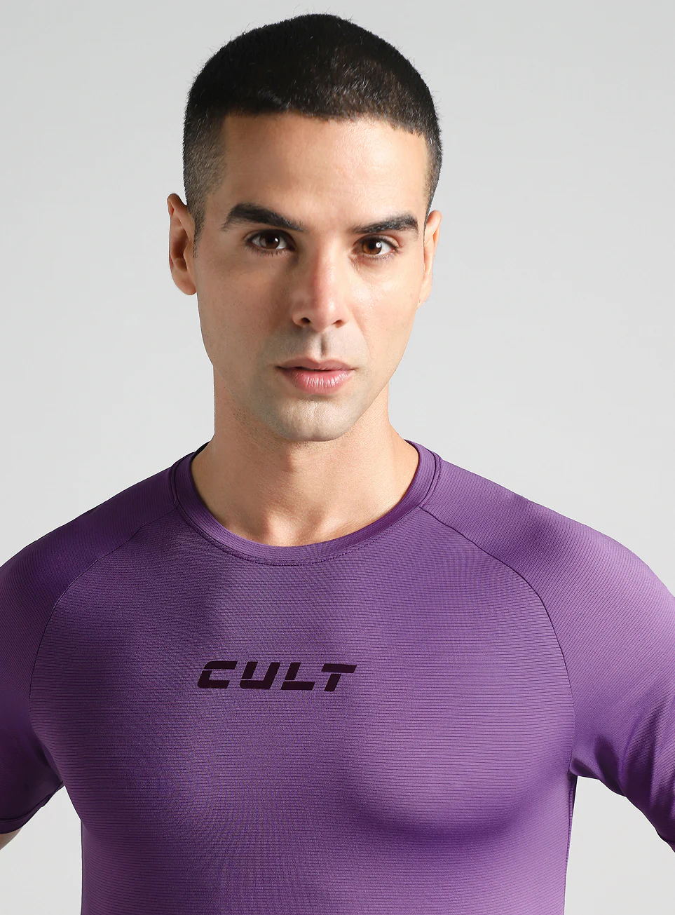Men's Purple Ultra Man Training T-shirt - Image 7