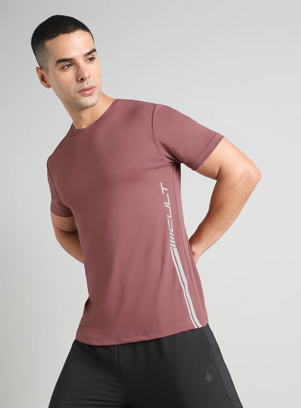 Men's Red Warm Up Training T-shirt