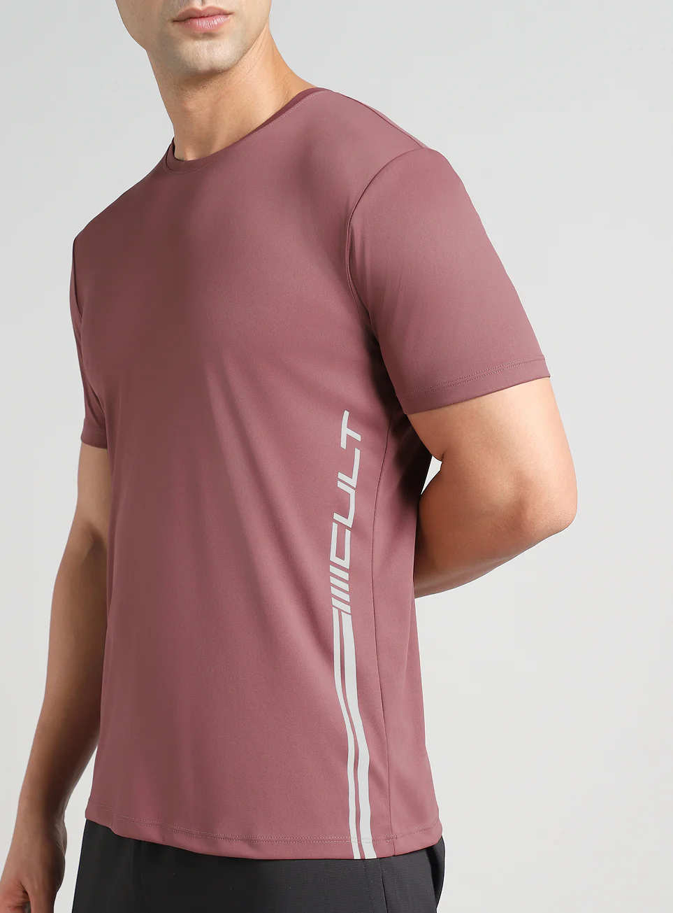 Men's Red Warm Up Training T-shirt - Image 7