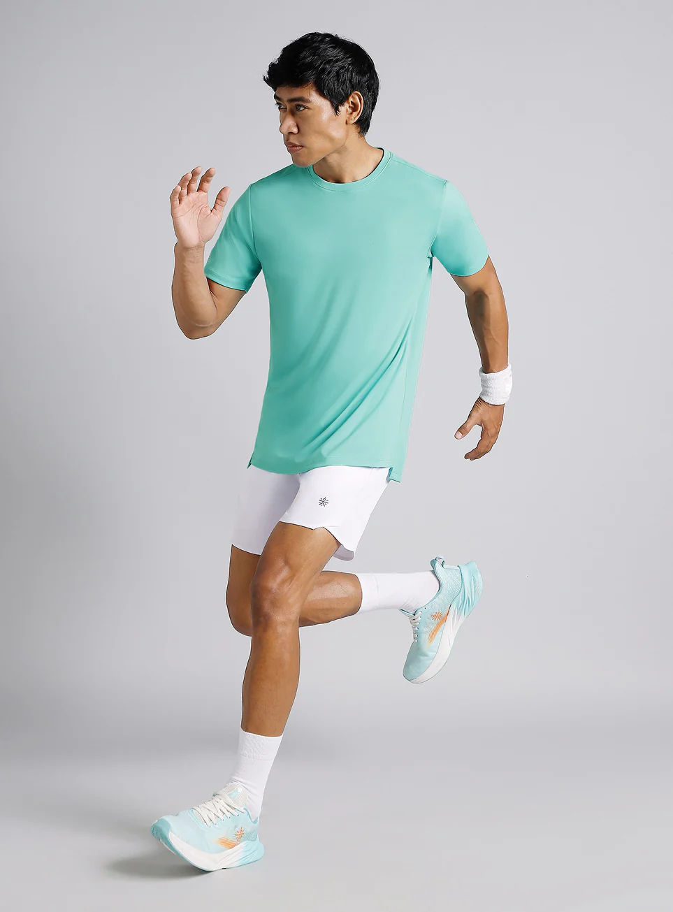 Men's Runner's Blue Essential T-shirt - Image 3