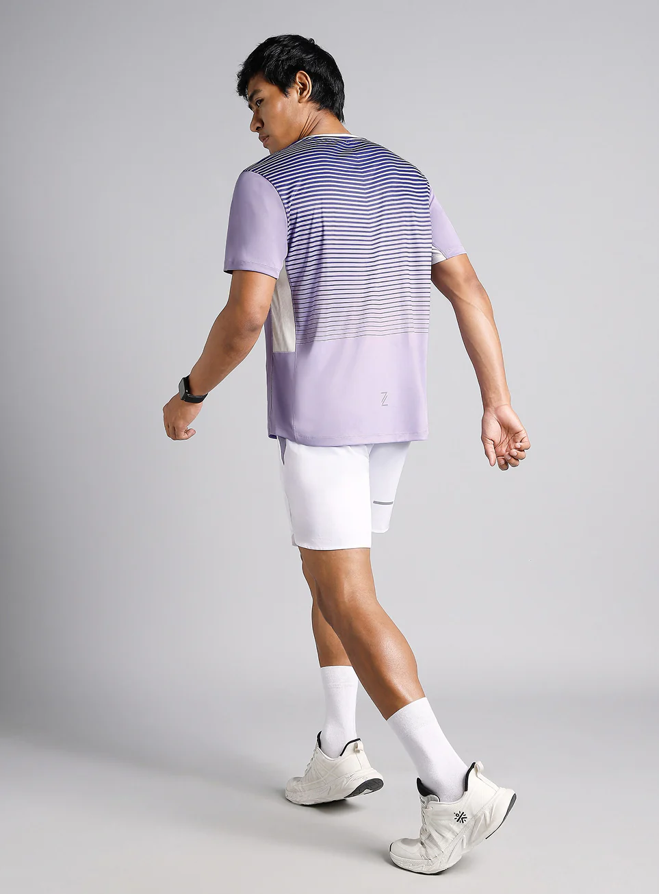 Men's Runner's Purple Flex Tee - Image 3