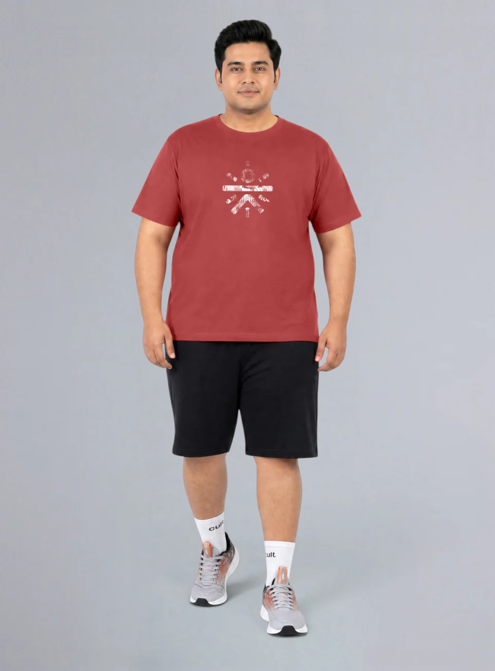 Men's Rust Cult Brand Carrier Plus Size T-shirt - Image 3