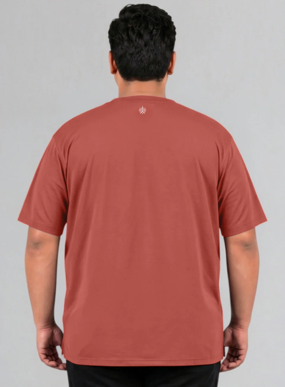 Men's Rust Cult Branding Graphic Plus Size Relaxed T-shirt - Image 6