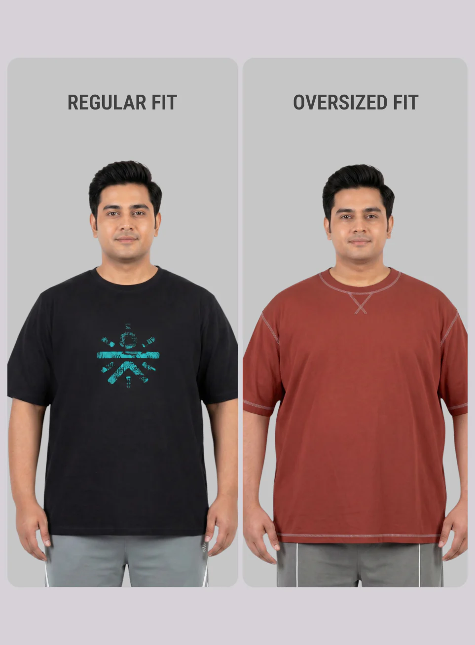 Men's Rust Play Day Plus Size Oversized Fit T-shirt - Image 10