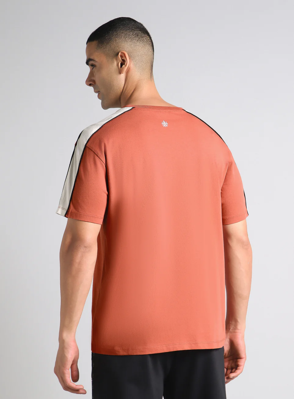 Men's Rust Rest Mode Relaxed Fit T-shirt - Image 6