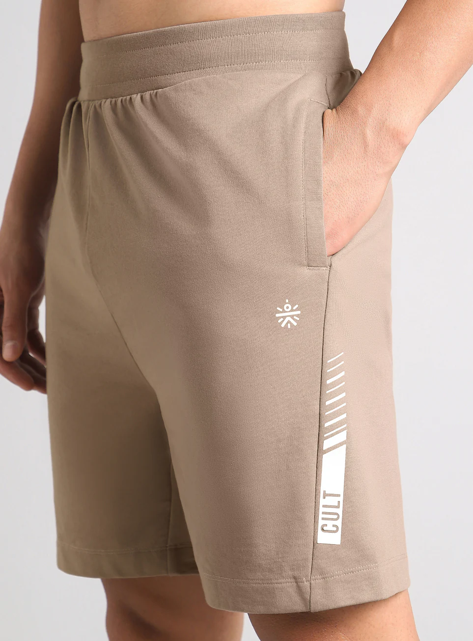 Men's Sea Green Cult Power-Up Training Shorts - Image 7