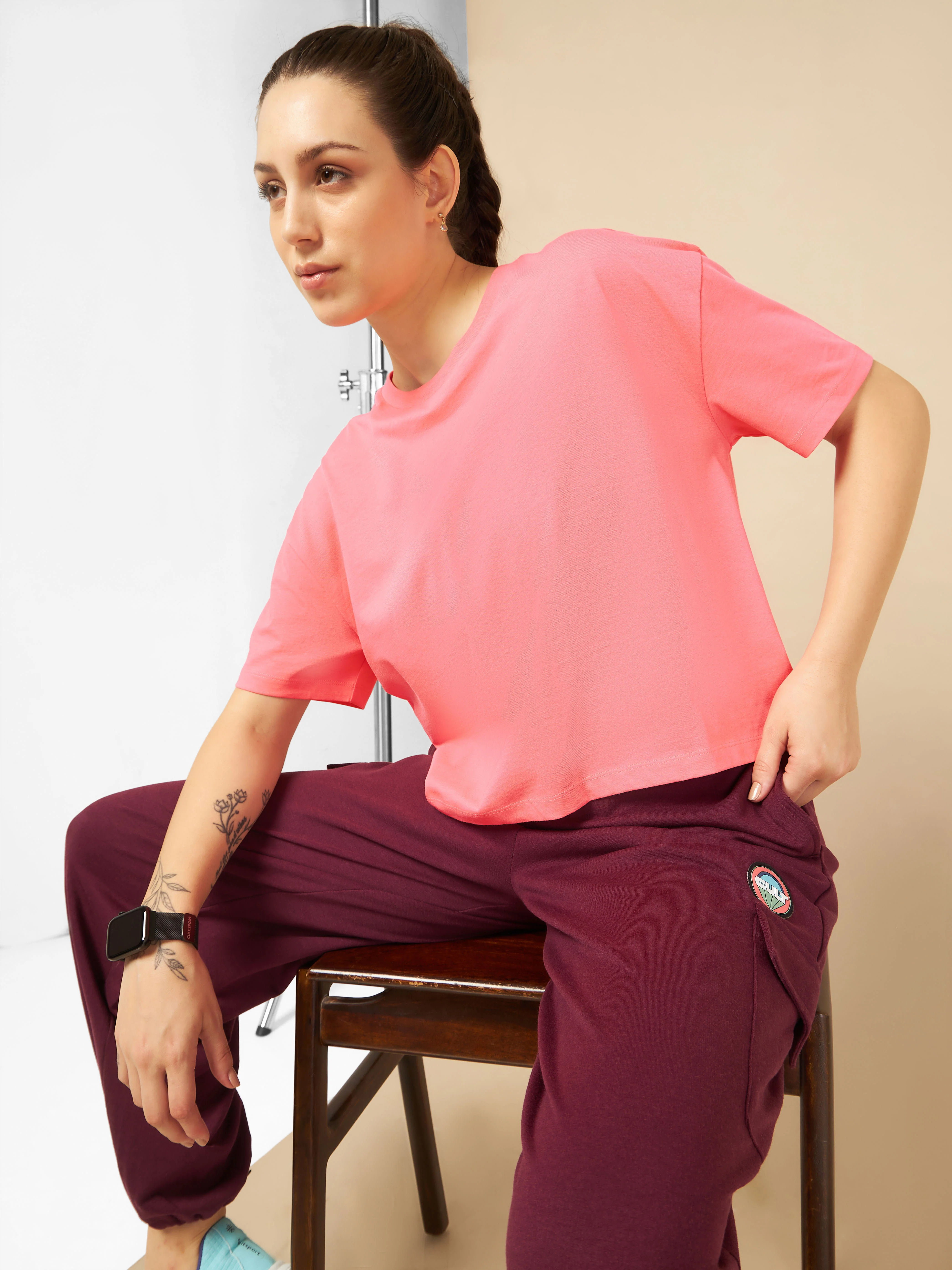 Pink Cult Leisure T-shirt for Women
