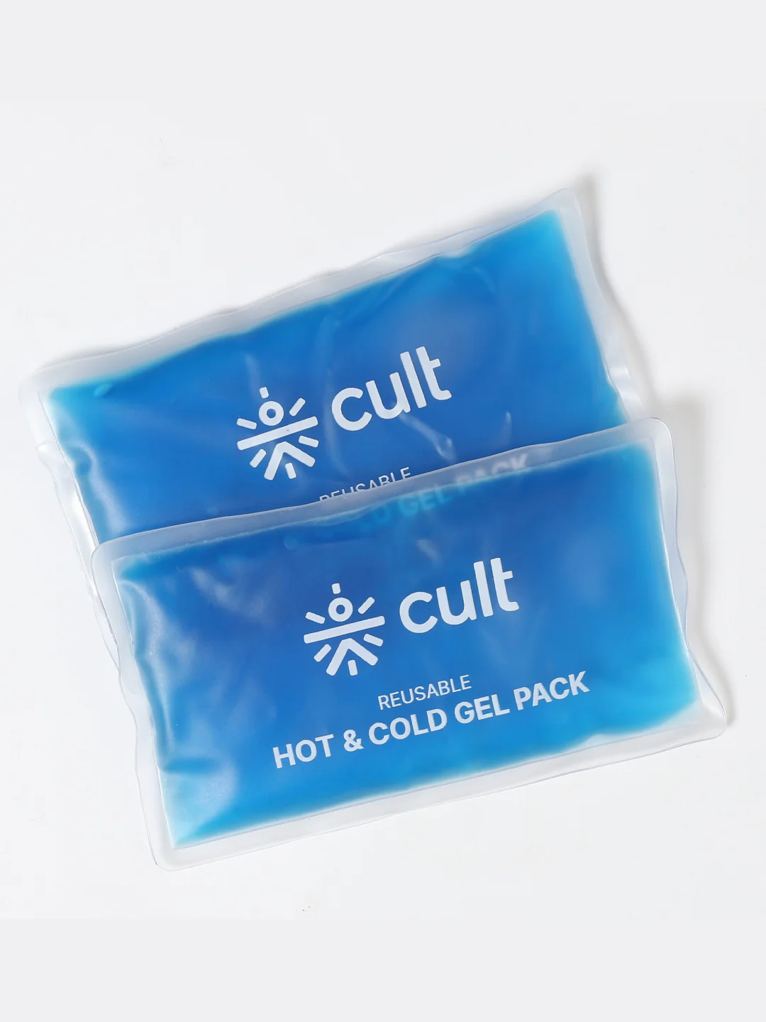 Reusable Hot & Cold Gel Pack of 2 Flexible Pain Relief for Cramps, Swelling, Injuries, Neck, Back & Joint Recovery