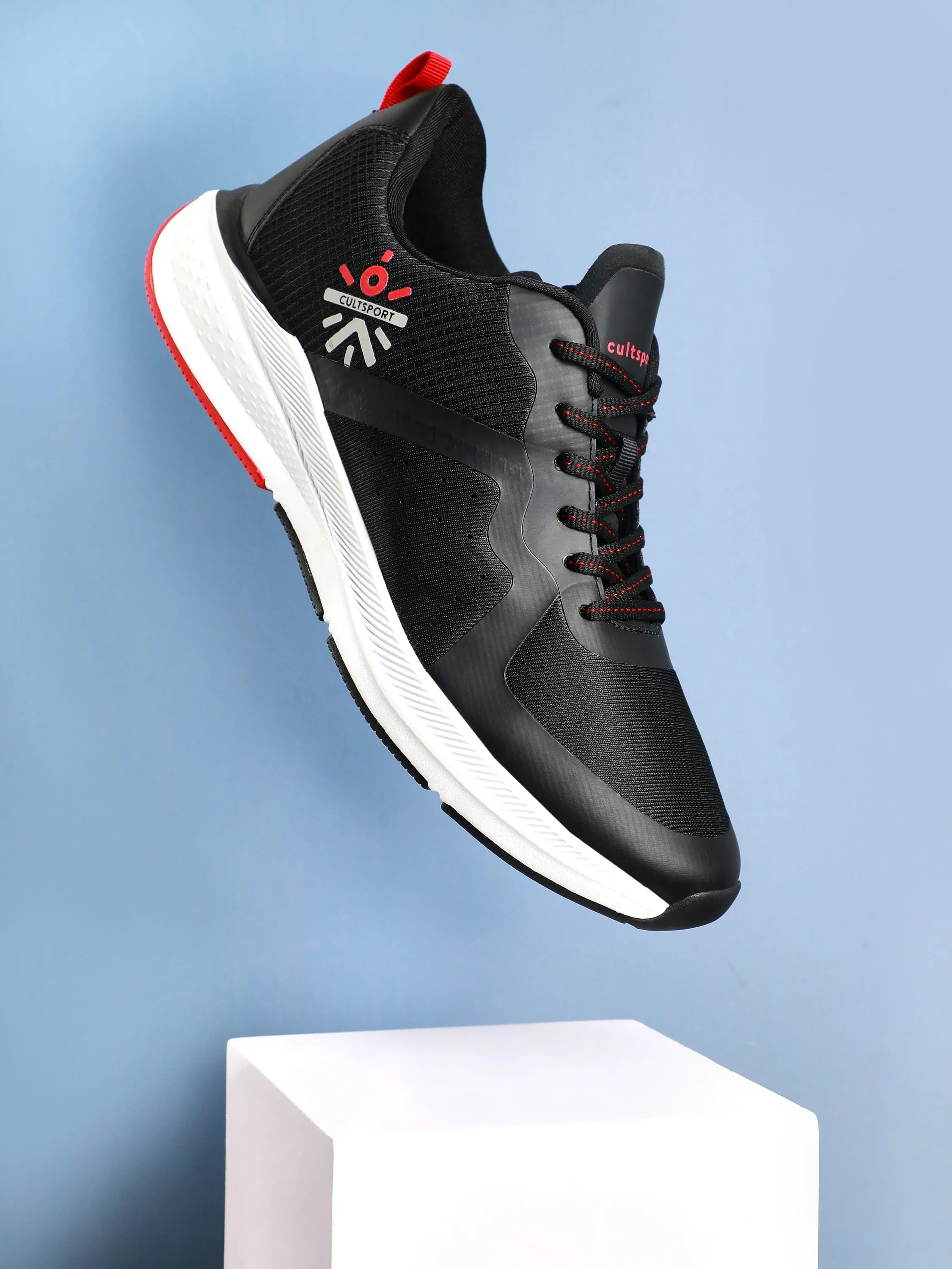 cult Speedster Men Running Shoes - Black