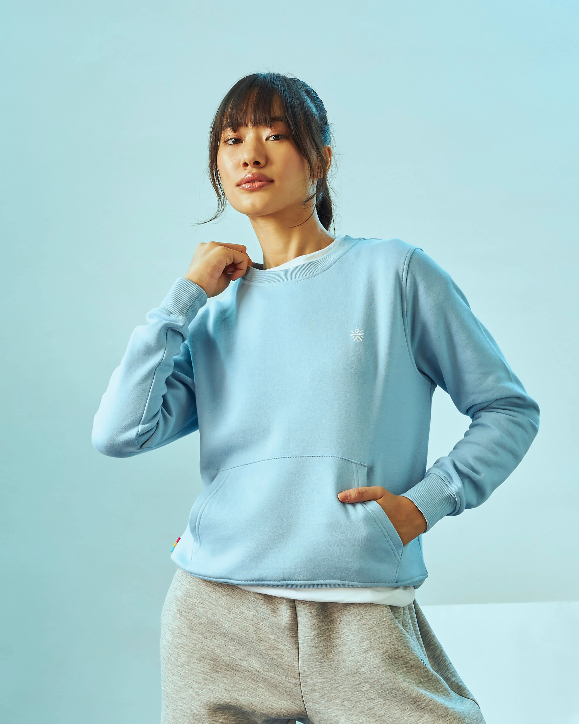 Sweatshirt with Kangaroo Pocket