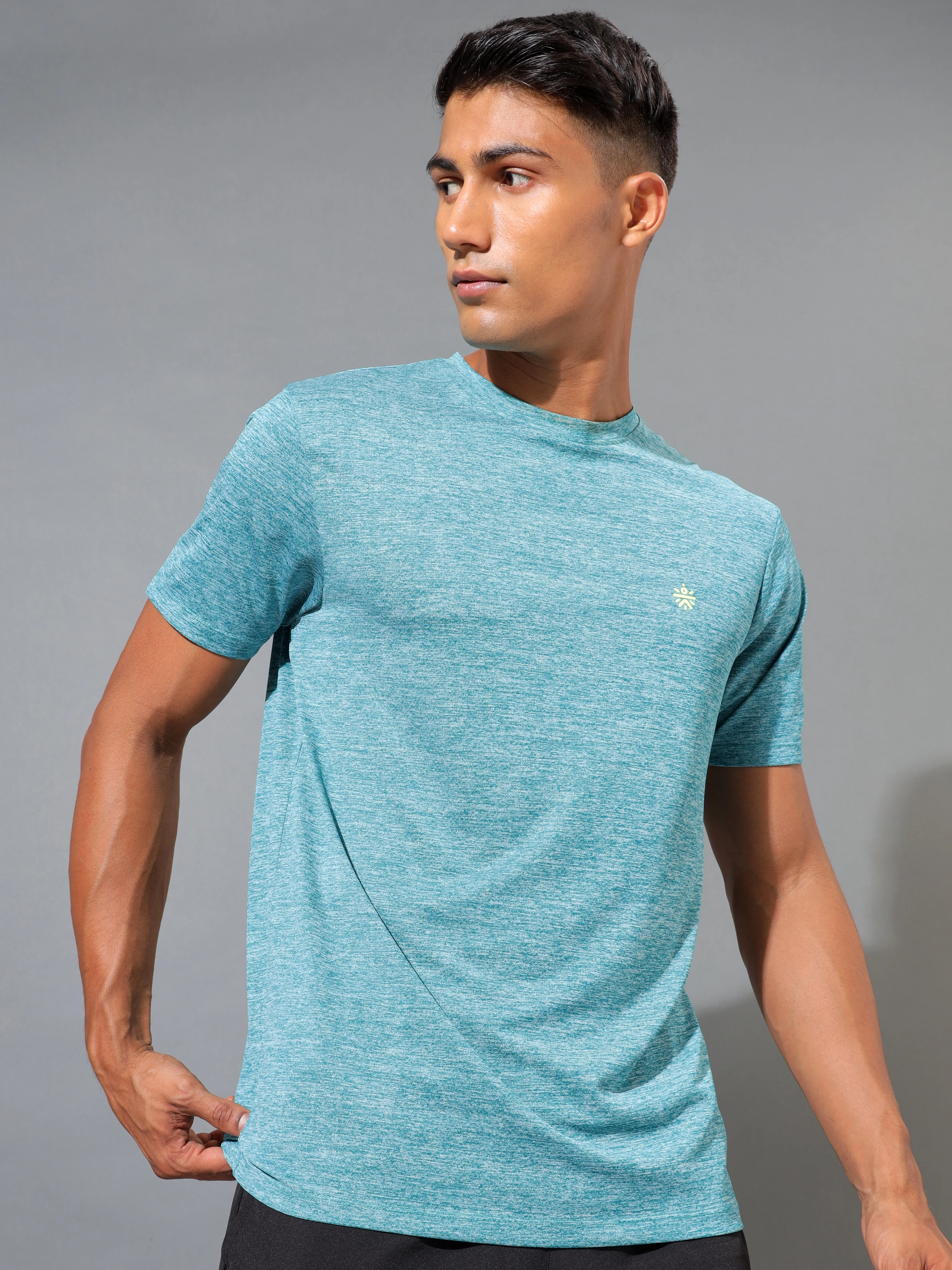 Textured Performance Logo T-shirt