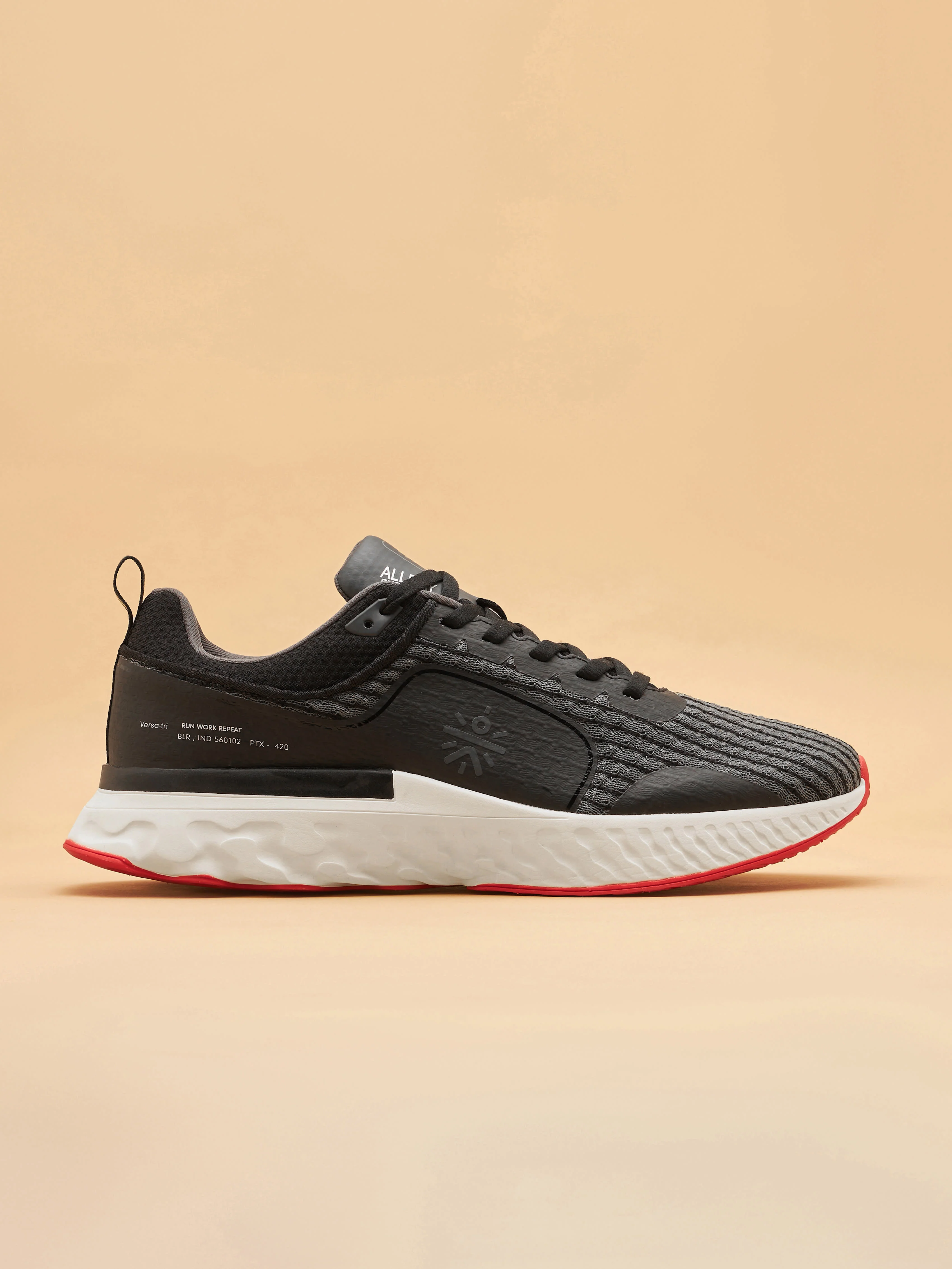 cult Versa Maze Men Running Shoes - Black - Image 2