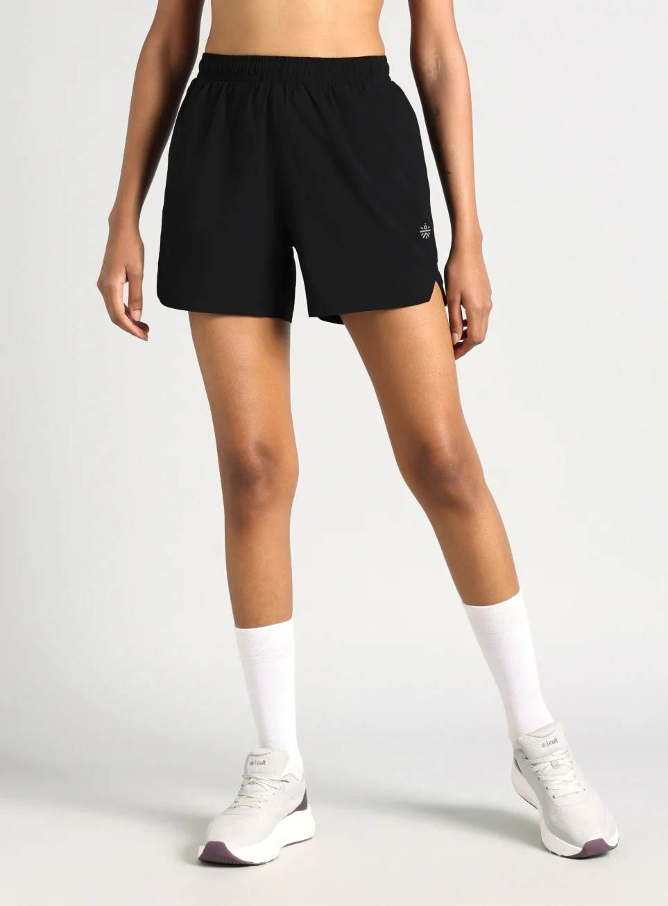 Women's Black After Dark Running Shorts - Image 4