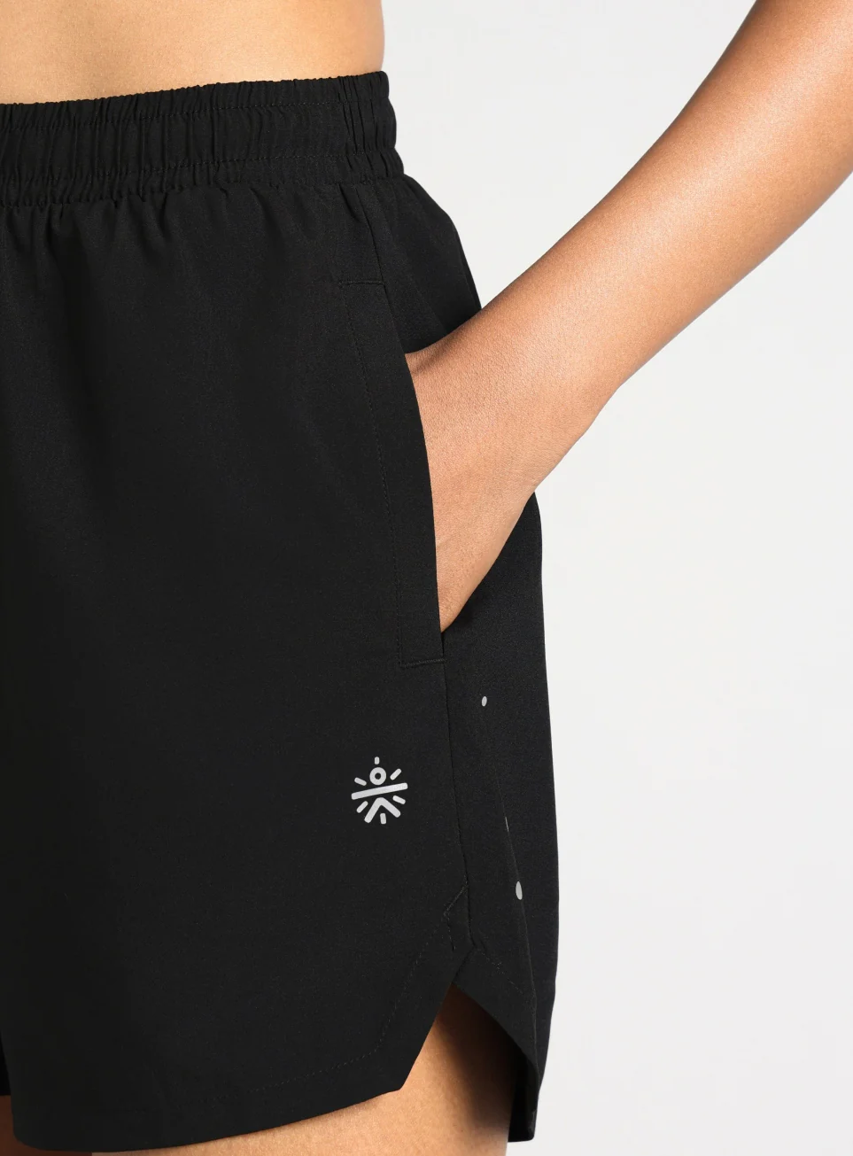 Women's Black After Dark Running Shorts - Image 7